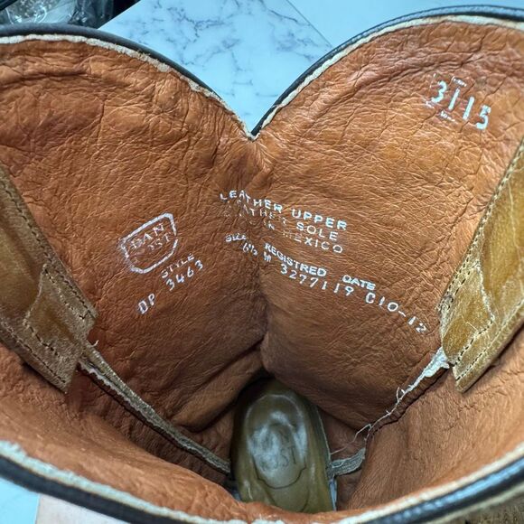 Dan Post Santa Rosa Snip Toe Cowboy Boots 6.5 - Picture 7 of 7